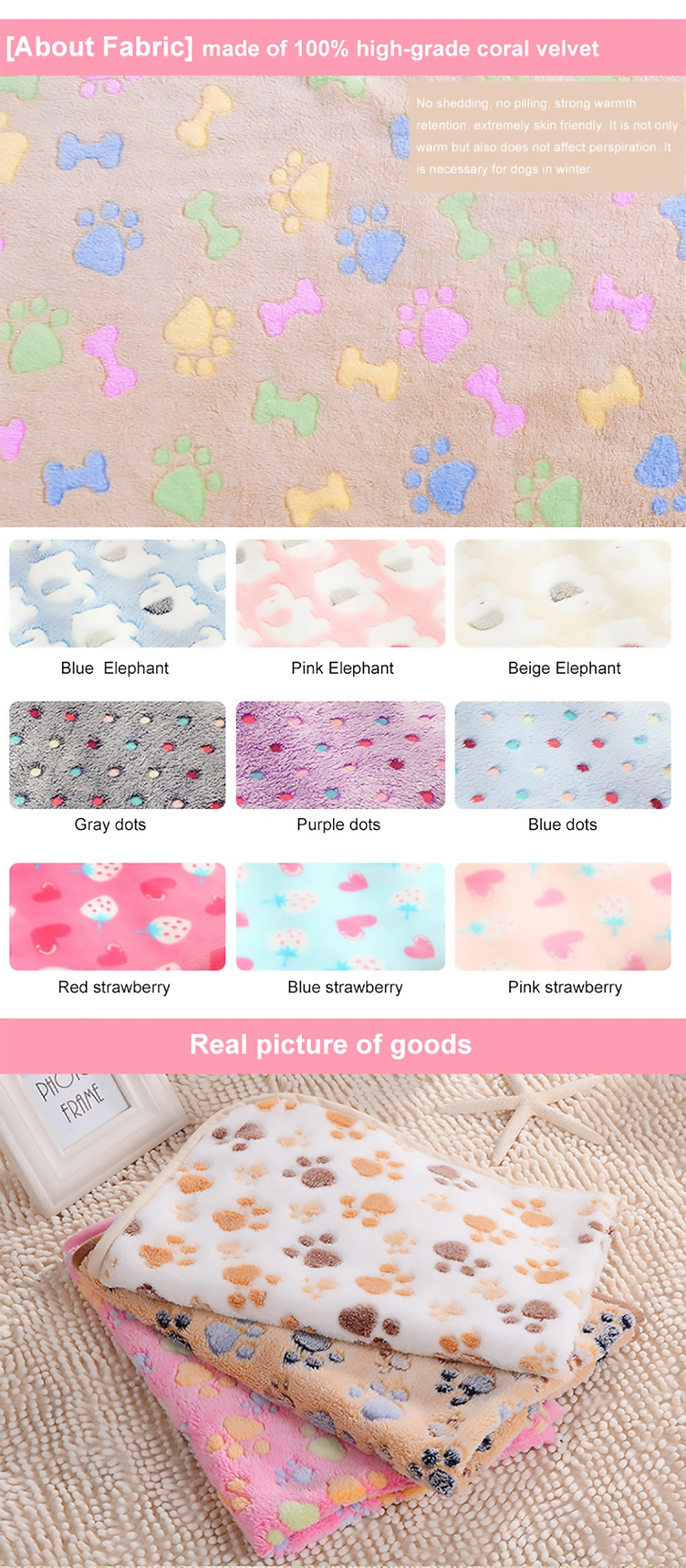 Cat Soft Warm Fleece Bed Cover Breathable Fluffy Blanket